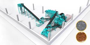 China Wood Pellet Making Machine Livestock And Poultry Manure Granulator Production Line Organic Fertilizer Production Equipment factory