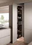 Tailored Modern Kitchen Cabinet White Lacquer Kitchen Set And TV Cabinet