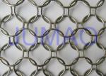 Malleable U Track Metal Ring Curtain , Modern Styles Bronze Chainmail Curtain