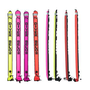 China 6ft/5ft/4ft Surface Marker Buoy with plastic oral inflator factory