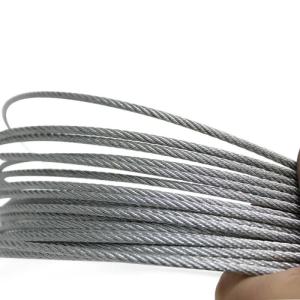 China 20Mm Tension Cable Steel Wire Galvanized Steel Rope for AiSi Standard and Other Processing Service factory