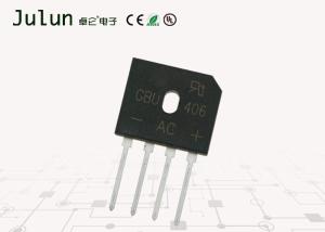 China 4 Pin Plug In Diode Gbu406 Series High Temperature Soldering Guaranteed factory