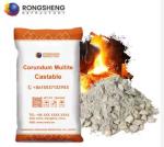 High Quality Low Cement Refractory Castables 1600C Corundum Mullite Wear