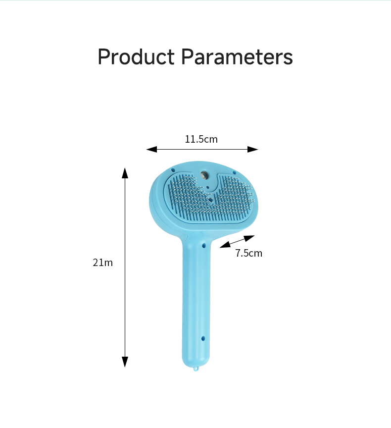 Pet Steam Brush Cleaning Hair Massage Brush Self Cat Clean Dog Spray Hair Removal Comb