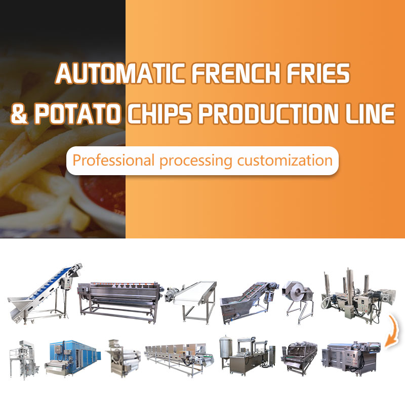Yazhong Quick Frozen French Fresh Potato Sticks Crisps French Fries Production Line Making Machine