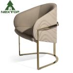 Light Luxury Dining Chair Modern Armchair Leisure Living Room Chair