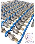 DN10-100 Cryogenic Short Stem Globe Valve PTFE Valve Handwheel Tank Valve
