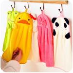 Cute Animal Microfiber Kids Children Cartoon Absorbent Hand Dry Towel Lovely