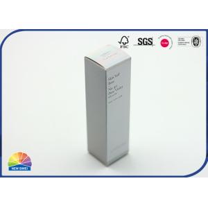 Laser Silver Paper Reverse Tuck Box Skincare Folding Package