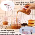 Shot Glass Measuring Cup 4 Ounce/120ML Liquid Heavy High Espresso Glass Cup Red