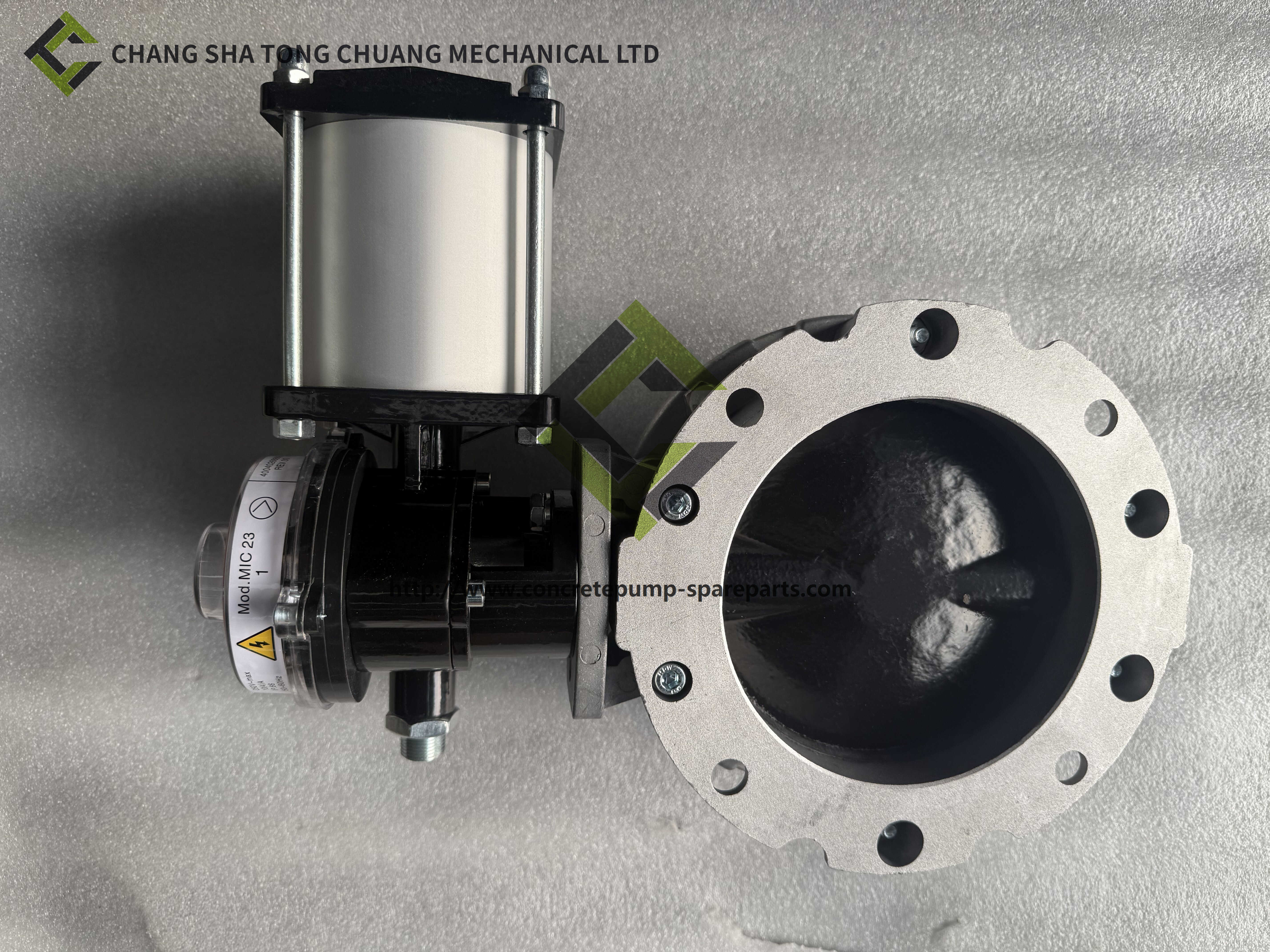 Single flange pneumatic butterfly valve of concrete mixing plant fittings V1FS150GBN