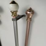 SGS Luxury Simple Style 5.8m Steel Pipe Curtain Rods