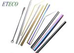 Undiluted Cold Drinks Stainless Steel Drinking Straws Eco Friendly Silver