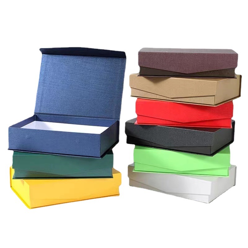 Food Grade Custom Magnetic Packaging Paper Box for Gift Shopping Lift-Off Lid Box