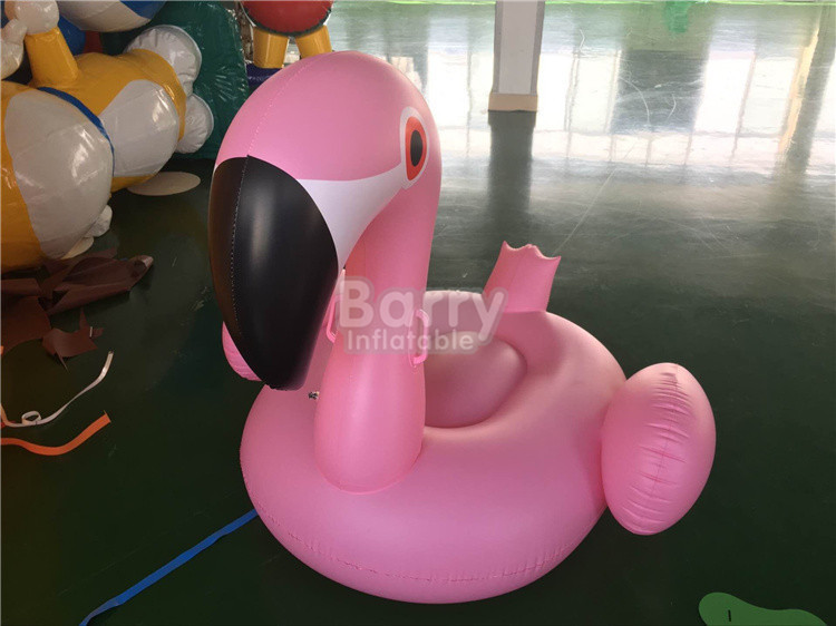 Big Size Pink Inflatable Floating Pool Toys / Flamingo Animals