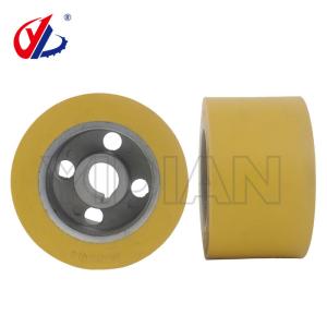 China 100*60mm Power Feeder Parts Rubber Power Feed Rollers For Woodworking Feeder Machine factory