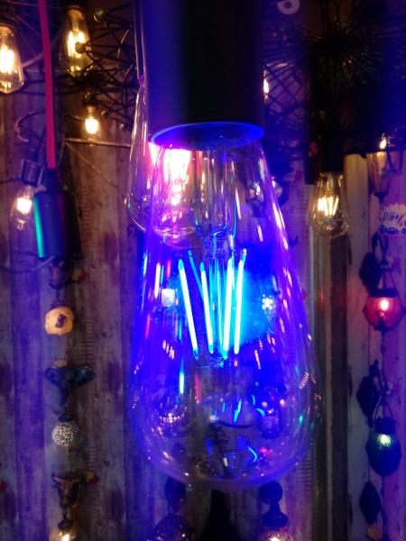 led bulb filament blue 4w 400lumen Ra80 30000 hours 2 years warranty E27 base