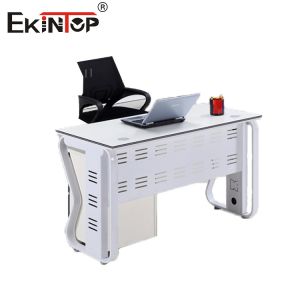 China Modern Style Office Reception Furniture Metal Frame Desk Customizable factory