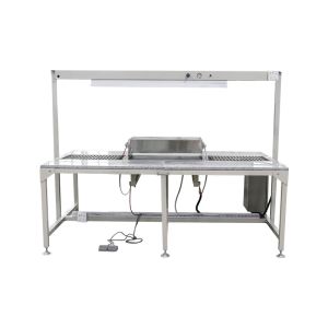 CE Approved PVC Baking Machine Manual PVC Mould Baking Table With 2 Dispensing