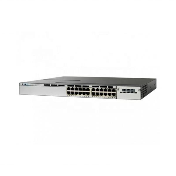 China Upgrade to Cisco Network Switch WS-C3850-24P-E 24 Port PoE IP Services and 2 Management Interfaces for Enhanced Networking factory
