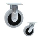 6inch 300kg Loading Thermoplastic Rubber Wheels Anti Static