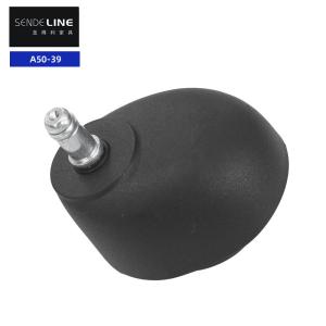 China Black Office Chair Caster With Nylon 2 Inches Boss Chair Wheel Replacement factory