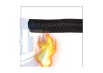 Black Color Braided Electrical Sleeving Pet For Car Wiring Harness Management