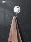 Stainless Steel Damage Free Double Robe Hook Hanging Kitchen Bath Suction