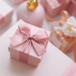 Rigid Gift Box Valentine's Day bow gift box gift box with top and bottom cover