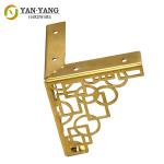 Manufacturer Gold Color Cabinet Legs Decorative Metal Furniture Legs
