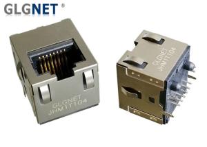 China Vertical Magnetic RJ45 Jack 2.5G / 5G Base - T Magnetic 120 Watts 180 Degree factory