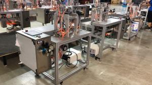 China KN95 Fask Mask 3kw Earloop Welding Machine factory