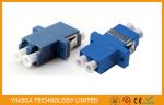 PBT Fiber Optic Adapter LC Duplex SC Footprint Type Blue Single Mode High