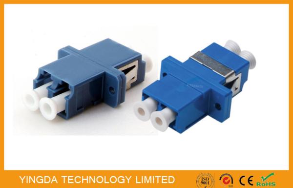 PBT Fiber Optic Adapter LC Duplex SC Footprint Type Blue Single Mode High
