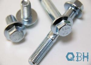 China DIN 6921 - Hexagon flange bolts metric Zinc/Black/HDG/Plian CLass 6.8 8.8 10.9 factory