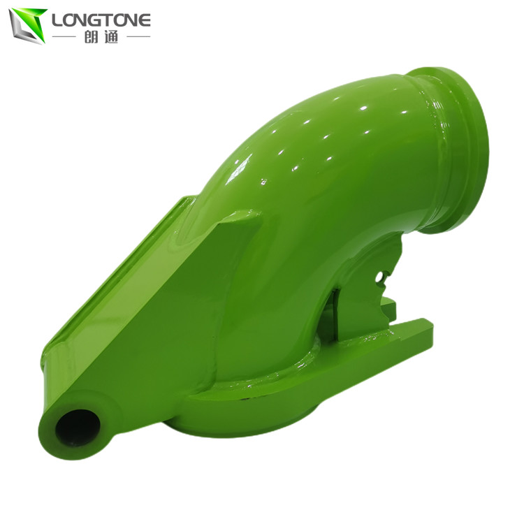 Zoomlion Concrete Pump Spare Parts , Elbow Outlet For Concrete Pump