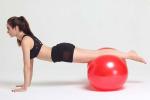 PVC Anti Burst Inflate Exercise Ball , Peanut Yoga Ball Elastic 90*45cm