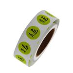 Blank White Paper Ntag215 NFC Stickers