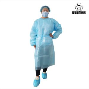 China CPE Disposable Isolation Gown Medical Disposable Gowns FDA factory