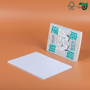 China FSC Uncoated White Cardstock  100lb  Bright, Ultra Smooth Cover Paper on sale