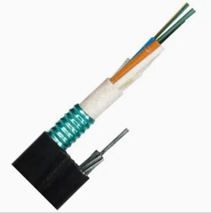 PE or LSZH Jacket Outdoor Armored Fiber Optic Cable with G652D Fiber and Steel