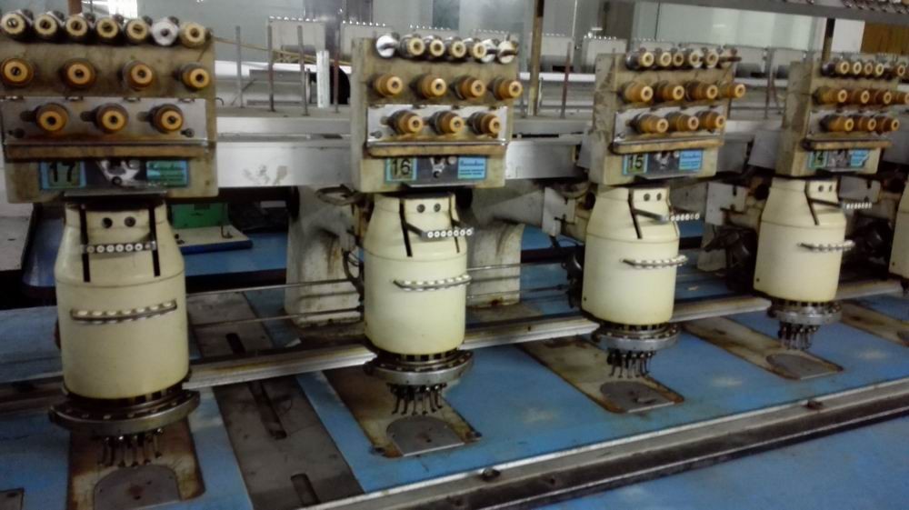 Computerized Barudan Embroidery Machine Second Hand 300 X 300 / 300mm BEMS-UG-17T