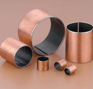 China DIN 1494 Durable Split Plain Bearing , Lubricated Metric Bronze Bushings factory