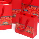 Laminated Coated Paper Gift Bags With Handles OEM ODM Supported