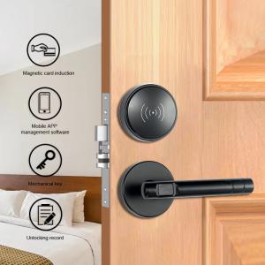 China Digital Semiauto Handle Hotel Smart Locks Baking Vanish Aluminium Alloy Material factory