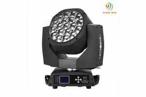 China high power 19*15w 4in1 rgbw leds dmx Zoom Wash beam led moving head light factory