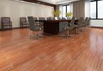 Non Slip Wooden Plank Porcelain Tile Floor Interior Living Room Gray Wood