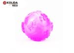 Elastic Light Up Balls Pink / Blue Color Rubber Material For Dog / Cat Molar