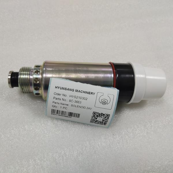 Stop Solenoid 8C-3663 155-4652 125-5772 6N9987 For Caterpillar Excavator E320B