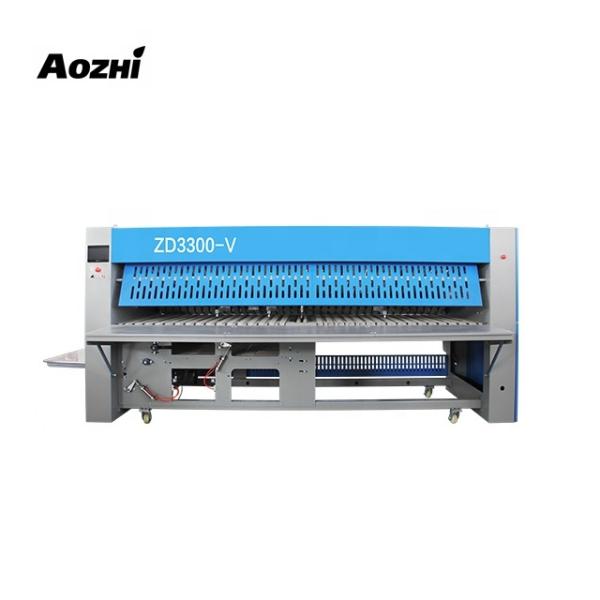 China AOZHI Industrial Laundry Machines Automatic Ironing and Folding Machine Electric Fuel Competitive Prices factory